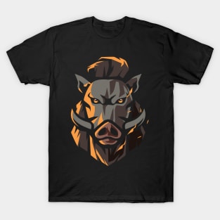 hipster boar head T-Shirt